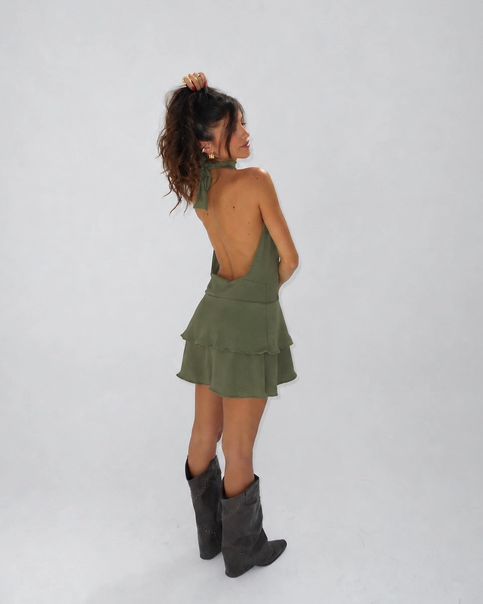 Vestido Roman Verde Militar