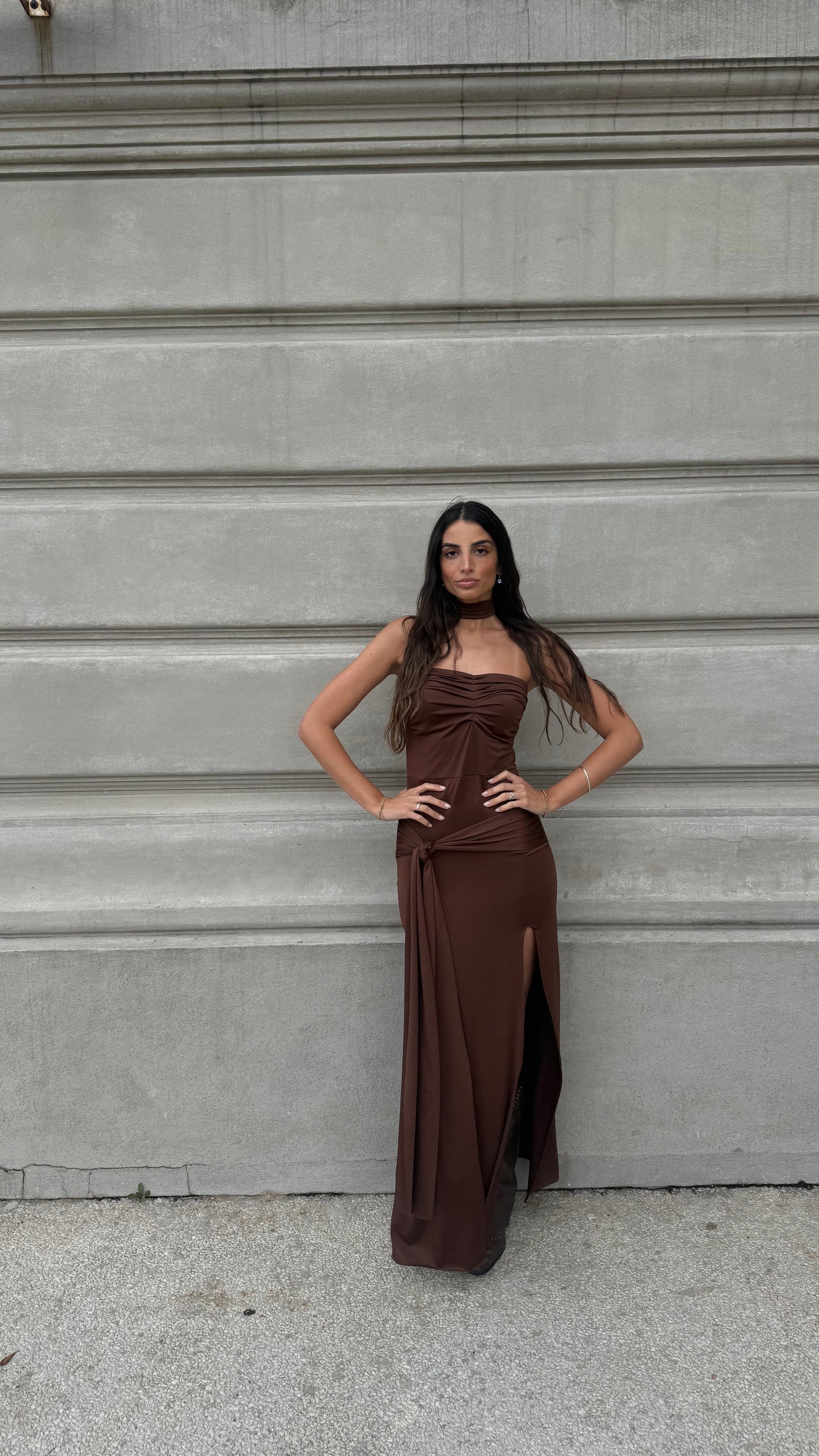 Vestido Málaga Brown