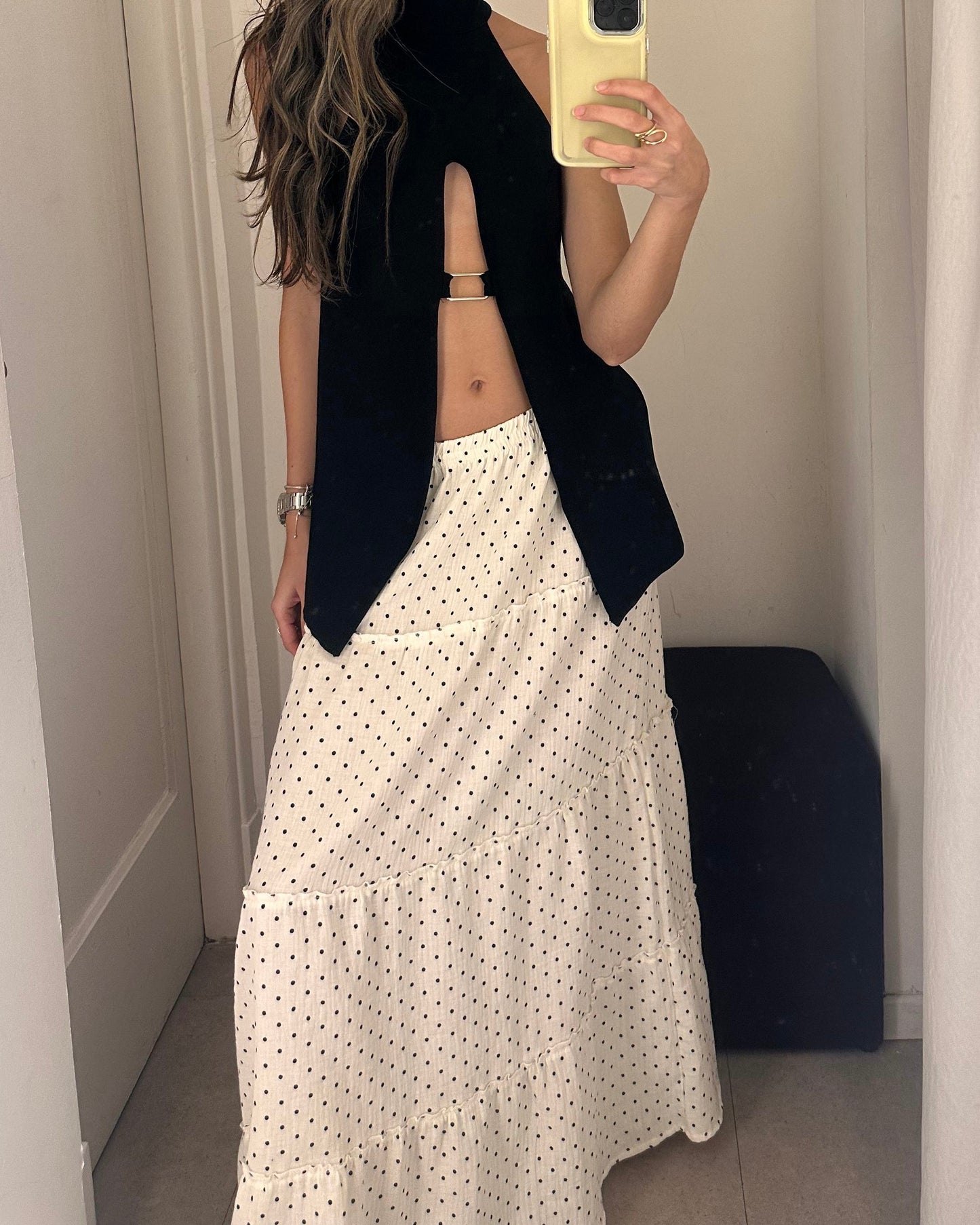 Falda Santorini Polka Dot