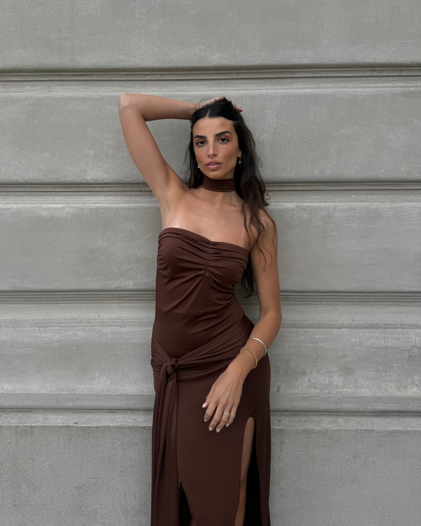 Vestido Málaga Brown