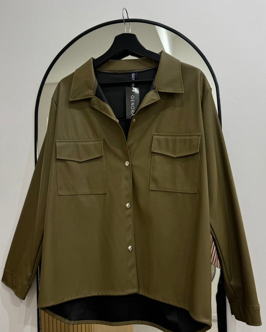 Sobrecamisa Greta Verde Militar
