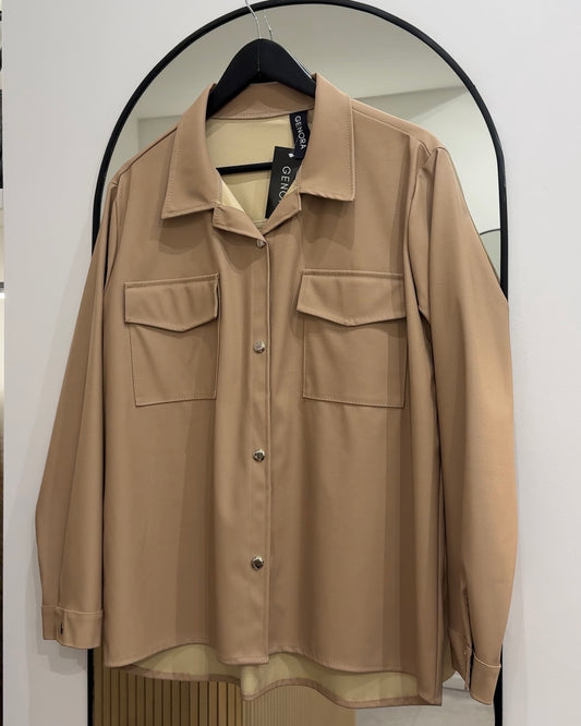 Sobrecamisa Greta Beige