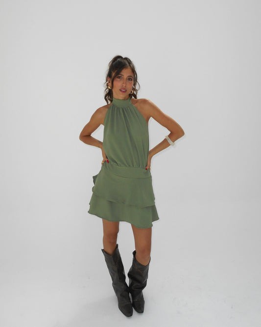 Vestido Roman Verde Militar